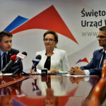 Konferencja wojewody świętokrzyskiego / Patryk Cudzik / Radio Kielce