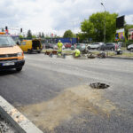 Kielce. Remont skrzyżowania Warszawskiej, Jesionowej i Świętokrzyskiej / Patryk Cudzik / Radio Kielce