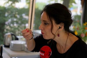 Śniadanie w ogrodzie. Magdalena Sitek - Radio Kielce / Piotr Kwaśniewski / Radio Kielce