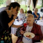 Śniadanie w ogrodzie. Magdalena Sitek - Radio Kielce / Piotr Kwaśniewski / Radio Kielce