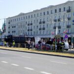 Kolizja na ulicy Żelaznej w Kielcach / Piotr Kwaśniewski / Radio Kielce