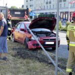 Kolizja na ulicy Żelaznej w Kielcach / Piotr Kwaśniewski / Radio Kielce