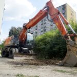 Awaria rurociągu przy ulicy Pomorskiej w Kielcach / Piotr Kwaśniewski / Radio Kielce