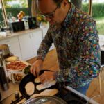 Kielce. Śniadanie w ogrodzie Radia Kielce. Jakub Steuermark / Karol Żak / Radio Kielce