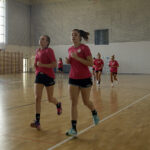 Kielce. Trening piłkarek ręcznych Korony Handball / Patryk Cudzik / Radio Kielce