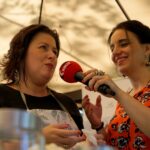 Stacja Wakacje. Smakuj lato.  Barbara Chrobot - właścicielka restauracji La Cucina Italiana i Magdalena Sitek - Radio Kielce / Piotr Kwaśniewski / Radio Kielce