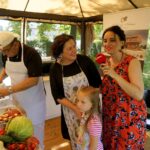 Stacja Wakacje. Smakuj lato. Salvatore Petrolo, Barbara Chrobot - właścicielka restauracji La Cucina Italiana i Magdalena Sitek - Radio Kielce / Piotr Kwaśniewski / Radio Kielce