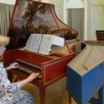 Elżbieta Stefańska i Mariko Shioya w sanatorium Marconi w Busku-Zdroju. 25. Międzynarodowy Festiwal Muzyczny im. Krystyny Jamroz / Piotr Kaleta