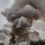 Fałków. Pożar wysypiska śmieci / Magdalena Galas-Klusek / Radio Kielce