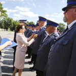 Agata Wojtyszek - wojewoda świętokrzyski i nadinspektor Paweł Dzierżak, Komendant Wojewódzki Policji w Kielcach / Jarosław Kubalski / Radio Kielce