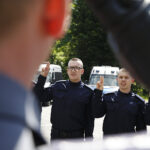 Ślubowanie nowo przyjętych policjantów / Jarosław Kubalski / Radio Kielce