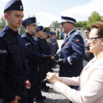 Agata Wojtyszek - wojewoda świętokrzyski i nadinspektor Paweł Dzierżak, Komendant Wojewódzki Policji w Kielcach / Jarosław Kubalski / Radio Kielce