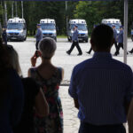 Ślubowanie nowo przyjętych funkcjonariuszy / Jarosław Kubalski / Radio Kielce