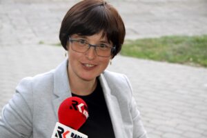 Końskie. Letni Raport Dnia. Na zdjęciu: Magdalena Weber - Centrum Informacji Turystycznej / Grzegorz Jamka / Radio Kielce