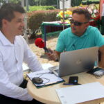 Letni Raport Dnia. Wójt gminy Bogoria Marcin Adamczyk / Krzysztof Bujnowicz / Radio Kielce