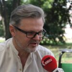 Końskie. Letni Raport Dnia. Na zdjęciu: Piotr Salata - dyrektor Miejsko-Gminnego Domu Kultury / Grzegorz Jamka / Radio Kielce