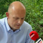 Letni Raport Dnia. Na zdjęciu: Wojciech Ślefarski, wójt Zagnańska / Grzegorz Jamka / Radio Kielce