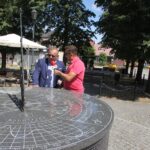 Letni Raport Dnia z Radoszyc. Michał Pękala - burmistrz miasta i gminy Radoszyce i Robert Szumielewicz - Radio Kielce / Grzegorz Janka / Radio Kielce