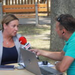 Letni Raport Dnia. Burmistrz Ćmielowa Joanna Suska / Paweł Mikołajczyk / Radio Kielce