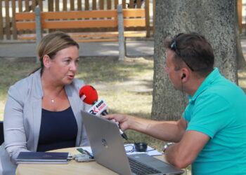 Letni Raport Dnia. Burmistrz Ćmielowa Joanna Suska / Paweł Mikołajczyk / Radio Kielce