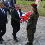 Obchody 75. rocznicy utworzenia Republiki Pińczowskiej. Ryszard Paździor – przedstawiciel Urzędu Gminy Złota, Przewodniczący Rady Gminy Adam Wypych / Marta Gajda / Radio Kielce