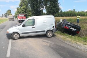 Wypadek w miejscowości Kamieniec, w gminie Bodzentyn / Policja