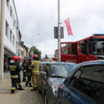 Interwencja straży przy ul. Warszawskiej. Doszło tam do rozszczelnienia piecyka gazowego / Magdalena Blicharska / Radio Kielce