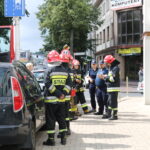 Interwencja straży przy ul. Warszawskiej. Doszło tam do rozszczelnienia piecyka gazowego / Magdalena Blicharska / Radio Kielce