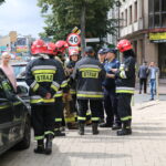 Interwencja straży przy ul. Warszawskiej. Doszło tam do rozszczelnienia piecyka gazowego / Magdalena Blicharska / Radio Kielce