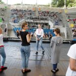 Kielce. Przygotowania do Koncertu Galowego Laureatów Festiwalu Harcerskiego / Jarosław Kubalski / Radio Kielce