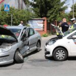 Zderzenie na skrzyżowaniu ulic Domaszowskiej i Górnej / Magdalena Blicharska / Radio Kielce