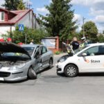 Zderzenie na skrzyżowaniu ulic Domaszowskiej i Górnej / Magdalena Blicharska / Radio Kielce