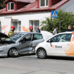 Zderzenie na skrzyżowaniu ulic Domaszowskiej i Górnej / Magdalena Blicharska / Radio Kielce