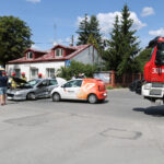 Zderzenie na skrzyżowaniu ulic Domaszowskiej i Górnej / Magdalena Blicharska / Radio Kielce