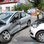 Zderzenie na skrzyżowaniu ulic Domaszowskiej i Górnej / Magdalena Blicharska / Radio Kielce