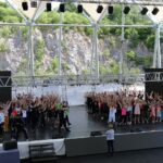 Kielce. Międzynarodowy Harcerski Festiwal Kultury Młodzieży Szkolnej. Próby do Koncertu Galowego Laureatów / Magdalena Blicharska / Radio Kielce