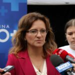 Kielce. Akcja informacyjna o programie "Rodzina 500+". Na zdjęciu: Agata Wojtyszek - wojewoda świętokrzyski / Magdalena Blicharska / Radio Kielce