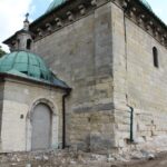 Prace remontowe przy kaplicy św. Anny w Pińczowie / Marta Gajda / Radio Kielce