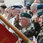 09.08.2018 Jędrzejów. 38 Marsz Szlakiem I Kompanii Kadrowej. Uroczystości na placu Kościuszki / Jarosław Kubalski / Radio Kielce