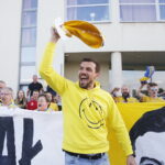 04.07.2019 Kielce. Pożegnanie zawodnika PGE Vive Kielce Michała Jureckiego przez kibiców / Radio Kielce