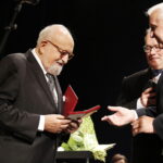 05.07.2019 Busko - Zdrój. XXV Międzynarodowy Festiwal Muzyczny im. Krystyny Jamroz. Krzysztof Penderecki otrzymał z rąk burmistrza Waldemara Sikory honorowe obywatelstwo miasta / Jarosław Kubalski / Radio Kielce