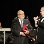 05.07.2019 Busko - Zdrój. XXV Międzynarodowy Festiwal Muzyczny im. Krystyny Jamroz. Krzysztof i Artur Jaroń, dyrektor festiwalu / Jarosław Kubalski / Radio Kielce