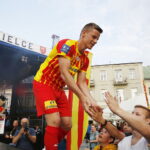 12.07.2019 Kielce. Prezentacja zespołu Korona Kielce. Jakub Żubrowski / Jarosław Kubalski / Radio Kielce