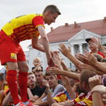 12.07.2019 Kielce. Prezentacja zespołu Korona Kielce. Jakub Żubrowski / Jarosław Kubalski / Radio Kielce