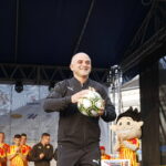 12.07.2019 Kielce. Prezentacja zespołu Korona Kielce. Mikheil Salaia / Jarosław Kubalski / Radio Kielce