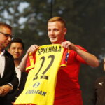 12.07.2019 Kielce. Prezentacja zespołu Korona Kielce. Mateusz Spychała / Jarosław Kubalski / Radio Kielce