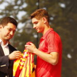 12.07.2019 Kielce. Prezentacja zespołu Korona Kielce. Łukasz Bujak / Jarosław Kubalski / Radio Kielce