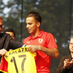 12.07.2019 Kielce. Prezentacja zespołu Korona Kielce. Rodrigo Zalazar / Jarosław Kubalski / Radio Kielce