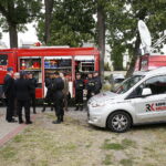 Otwarcie placu zabaw dla dzieci przy Ognisku Wychowawczym Caritas w Jędrzejowie / Ewa Pociejowska-Gawęda / Radio Kielce