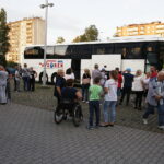 26.07.2019 Kielce. Senator Krzysztof Słoń jak co roku zorganizował dla niepełnosprawnych z opiekunami wyjazd na obóz rehabilitacyjno-rekolekcyjny do Mrzeżyna / Jarosław Kubalski / Radio Kielce